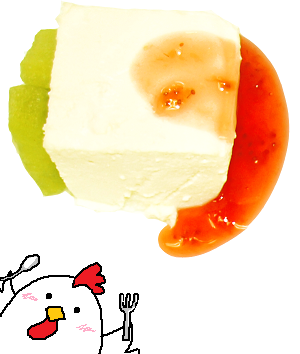 豆腐レアチーズケーキ