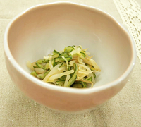 胡瓜ともやしの和え物