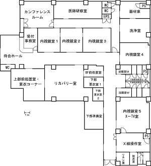 内視鏡センター間取図